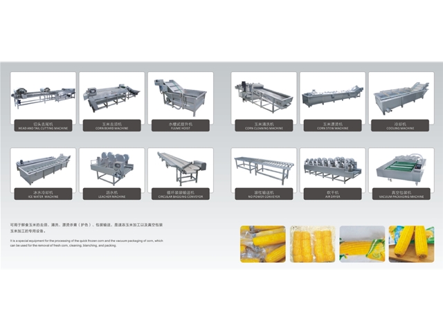 玉米加工流水线